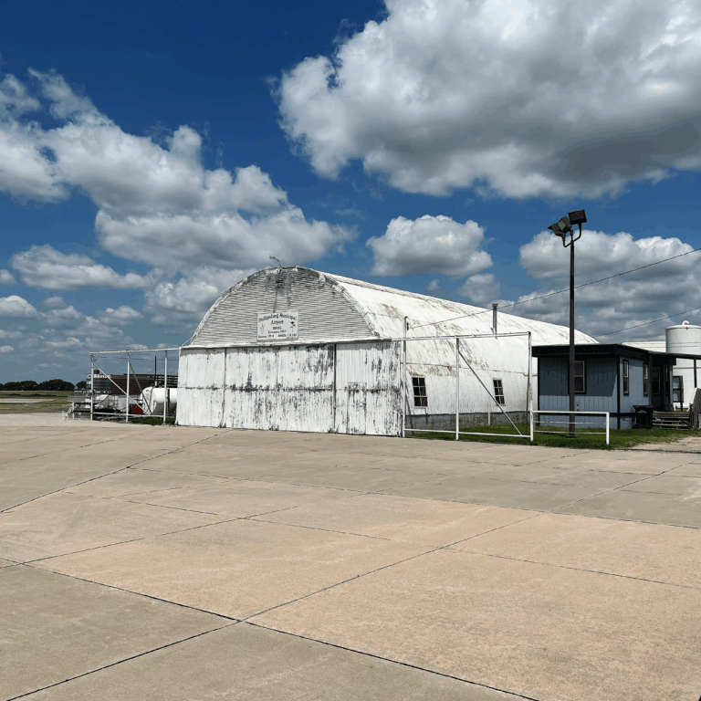 quonset hut style hangar